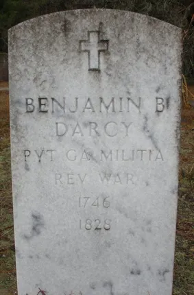 Benjamin B. Darcy memorial marker