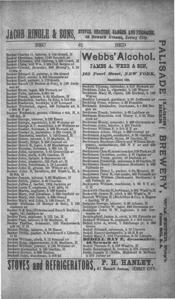 Becker family directory 1886-1887 - page 1