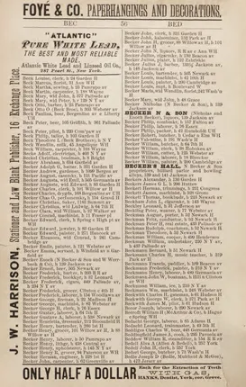 Becker family directory 1888-1889 - page 1