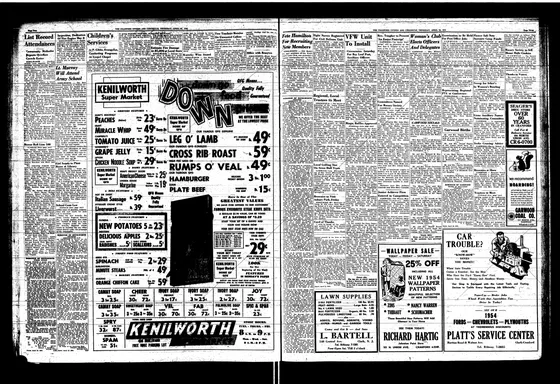 Carole sixth-grade progress honor roll, 1954-04-22