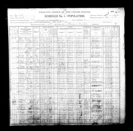 Manhattan address check, 1900 - image 271