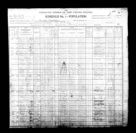 Manhattan address check, 1900 - image 277