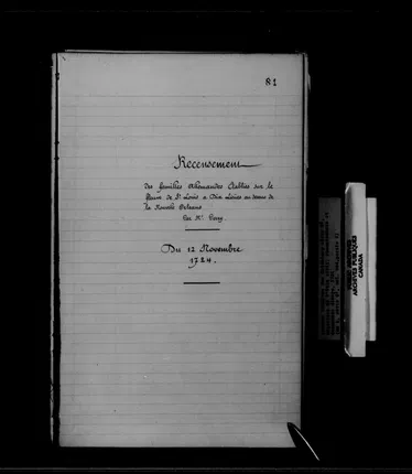1724 Louisiana census - archival copy, frame 496