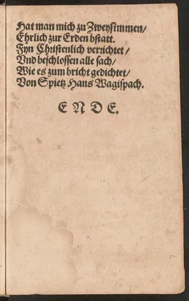 Surname-history reference: wagispach song attribution